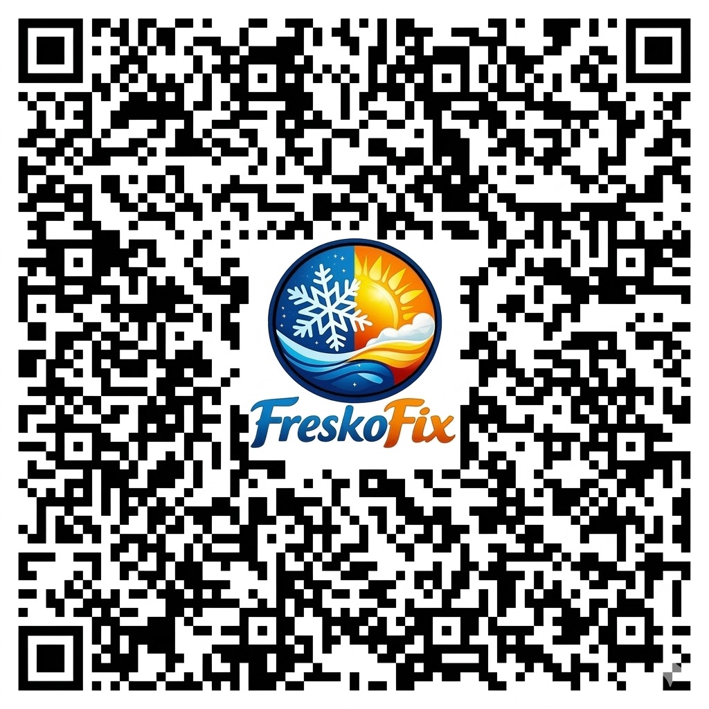 QR Code για αξιολόγηση της FreskoFix στο Google Maps